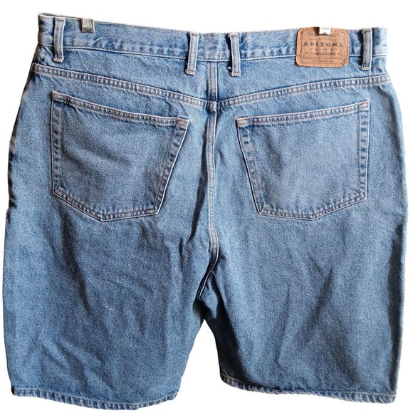 sz 40 Vtg Y2K Men's Dad Shorts Denim Arizona Jean Company Loose Fit 100% Cotton - Picture 4 of 5